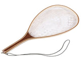 Fly Fishing Landing Net Trout Fishing Net, Soft Rubber Catch and Release Fish Net with Wooden Handle V1192-AZ-W-11573