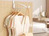 2 Pack Over Door Coat Hanger, No Drilling Door Hanger for Clothes, Space Saving for Bedroom V1237-ZY00B0GS9BCV4S