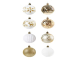 40PCS Xmas Tree Ball Plastic Lightweight Easy to Hang Ball Xmas Ball Decorations Ornaments for V1294-YM0901-3115240093211