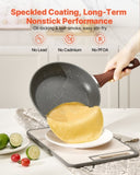 Frying Pan Skillet, Aluminum Egg Fry Pans, 3 Piece Set , Nonsitck Heavy-Duty V952-LCGSJTMFSTC9SVAUG001V0