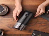 electric coffee grinder, Cliton coffee grinder, ceramic conical burr, portable coffee grinder, V1102-747-98719-BLK-SET