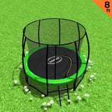 Kahuna Trampoline 8 ft Outdoor Round - Green TRA-KAH-08-GN