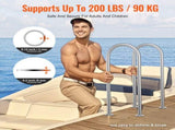 Pool Handrail,36 x 13 inch Pool Railing, Aluminum with Base Plate for Indoor/Outdoor Pools, V952-LZYCFSDDB1W3MXYPNV0