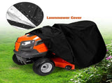 Riding Lawn Mower Cover Heavy Duty Waterproof Outdoor Protection for Garden and Small V1341-ZY-MQV9ZA39-B