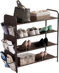 4 Tier Metal Shoe Rack Storage Organiser for Entryway and Bedroom V178-84800