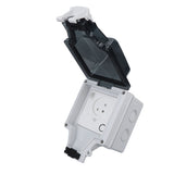 WiFi Smart Wall Electrical Socket Ip66 Waterproof Israel Standard Power Socket With Cover 16A 110 to V1294-YM0703-3114230076711