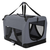 Portable Soft Dog Cage Crate Carrier XXXL GREY V274-PET-02XXXL-GY