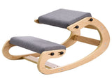 Ergonomic Kneeling Chair, Wooden Posture Knee Chair with Adjustable Thick Foam Cushions & Solid Wood V952-JYKGYHSBDLWKIM5W8001V0