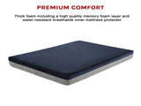Memory Foam Dog Bed 12CM Thick Large Orthopedic Dog Pet Beds Waterproof Big V63-826451