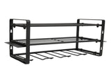 Drill Organizer Black Drill Holder 150lb Load Bearing Wall Mount Tool Rack with Full Accessories for V1294-YM0901-3114230073011