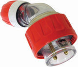56PA420-EO 4 Pin 20A IP66 Angled Plug Top, Orange V1202-V1-CLI56PA420EO
