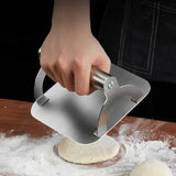 Stainless Steel Burger Press with Flat Base and Handle for Smash Burgers, Grills, Stovetops, Home V1189-LC-HW-00548