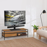 Kanto TTS100 Height Adjustable and Swivelling Tabletop TV Stand for 37" - 75" TVs V398-KO-TTS100