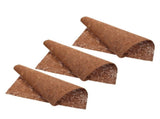 3Pcs Practical Coir Liners for Flowerpot Breathable Water Absorption Liners V1369-AZ3-W-20978