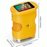 Kids Microscope Handheld - Digital 1000X Zoom Mini Pocket Microscope, HD Photo & Video Recording V1192-AZ-W-0663