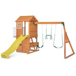 Lifespan Kids Springlake Play Centre With 2.2m Yellow Slide V420-LKPC-SPRING-YEL