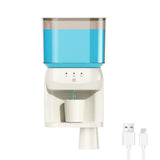 Automatic Mouthwash Dispenser Touchless Sensor Wall Mounted Mouthwash Dispenser with 2 Magnetic Cups V1294-YM0901-H48320