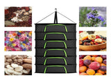 Drying Net for Herbs 2/4/6/8 Layer Herb Drying Rack Hanging Foldable Mesh Drying Rack with Hooks V1294-YM0901-10275422