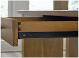 Writing Desk in Acacia Hue with Rubberwood Construction and Dovetail Drawers LSB-68941