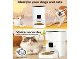 i.Pet Automatic Pet Feeder 9L Wifi Auto Dog Cat Feeder Smart Food Dispenser Timer PET-FEEDER-9L-WIFI-WH
