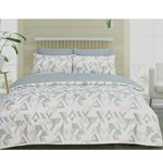 Funky Geo Blush Quilt Cover Set Queen V442-ATX-QUILTCS-FUNKYGEO-BLUSH-QS