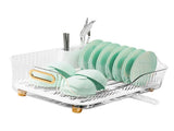 Dish Drying Rack Plastic Visualize Diversion Effluent Dish Diversion Rack for Chopsticks Bowl Plate V1294-YM0703-3118230120711