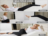 Memory Foam Bed Wedge Leg Support Elevation Pillow with Washable Breathable Cover 60.5 x 50 x 22cm V1181-MB0005-NEW