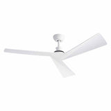 Devanti 52" Ceiling Fan Modern Minimalism 3 Blades 6 Speeds DC Motor Remote CF-C-52NL-3B-BM-WH
