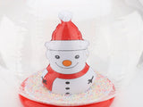 Xmas Inflatable Ornament Ball 23.6 Inch PVC LED Light Up Xmas Snowmen Blow Up Ball Outdoor V1294-YM0901-3111240281611