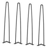 VEVOR 711.2MM Hairpin Furniture Legs, Metal Home DIY Projects for Nightstand, Coffee Table, Desk, V952-FJ2GZT28YC1205ROLV0