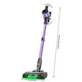 Cordless Vacuum Cleaner, 10 in 1 Stick Vacuum with Powerful Suction, Hose, Green LED Light, V1313-AU-A27V