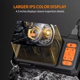 4.3" Screen Industrial Endoscope 8mm Borescope Inspection 1080P HD Camera 15M V201-W13289775