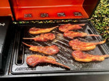 ASMOKE Pre-Seasoned Matte Enamel Cast Iron Reversible Grill/Griddle V642-XFAS-AS300-350-BBQ-PLT
