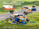 Motorcycle Engine Toy, 25 Pieces, Motorcycle Mechanic Toy with Removable Parts, Lights & Sounds, V952-MTCYQWJHSMTC9XG0X001V9