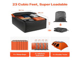 Car Rooftopgorier Bag, 23 Cubic Feet Roofgorier, Heavy Duty 840D PVC 100% Waterproof V952-CDHBJX23CUFTPIS1VV0