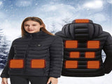 Heated Jacket Smart Heated Hoodie Lightweight Winter Coat Cotton Padded Jacket - Navy - Size 4XL V1102-M-APP-75423-NAVY-4XLAU4XLEU58