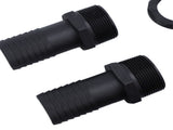Rain Barrel Hose Connector Kit 39.4 Inch Plastic Rain Barrel Diverter Linking Kit for Rainwater V1294-YM0901-3111240160611