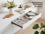 Artiss Buffet Sideboard Cabinet 180cm Cupboard Pantry Storage Drawer White DANA FURNI-L-BF02-WH-ABC