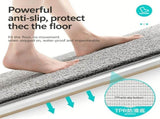 Ultra-soft and absorbent bathroom mat 3.5cm thick, antibacterial and non-slip TPR material, V1188-MS-601-009