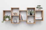 LISBON DISPLAY SHELF - NATURAL OAK V164-ECS8S