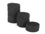 100Pcs 45mmx30mm Hydroponic Sponge Planting Seedling Sponge for Seed Growing Black V1294-YM0721-3111210066511