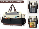 Black-brown Large Capacity Insulated Lunch Tote Bag with Shoulder Strap Leakproof Cooler Handbag V888-ELOSUNG38501