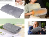 USB Heated Hand Warmer Bag & Foot Warmer Pad Combo Set Electric Plush Heating Cushion for Home, V888-ELOSUNG54380