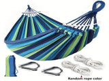 Outdoor Camping Hammock Portable Travel Swing Balance Hammock for Beach Hiking Backyard Relax V1232-LVDCRED002