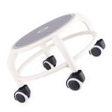 Round Rolling Low Stool Comfortable Universal Wheel Movable Mini Stool High Weight Capacity for Home V1294-YM0706-3116230016214