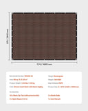 VEVOR 90% Sun Shade Cloth Privacy Screen 244 x 366 cm for Patio Garden V952-JBZGB96FT185N15YX001V0