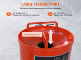 10 Gallon Heavy-Duty Sand Blaster, 60-110 PSI High Pressure Sandblaster, Portable Abrasive Blasting V952-PSG10JL6125PCA4TFV0