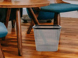 Black Clear Trash Can with Reasonable Capacity for Home Organization and Storage V1192-AZ-W-19425