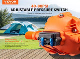 Diaphragm Pump 3.5GPM 13.25L/min 3-Chamber Water Pump Pressure Switch V952-12VYYSB3Q35G3N0DNV9
