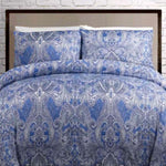 Big Sleep Kingston Blue Quilt Cover Set Double V442-HIN-QUILTCS-KINGSTON-BLUE-DS